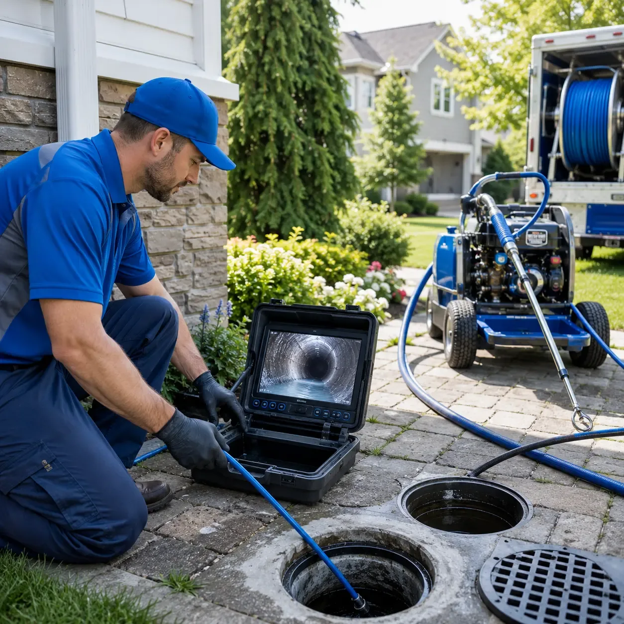 Outdoor drain cleaning professionals serving Iselin, NJ